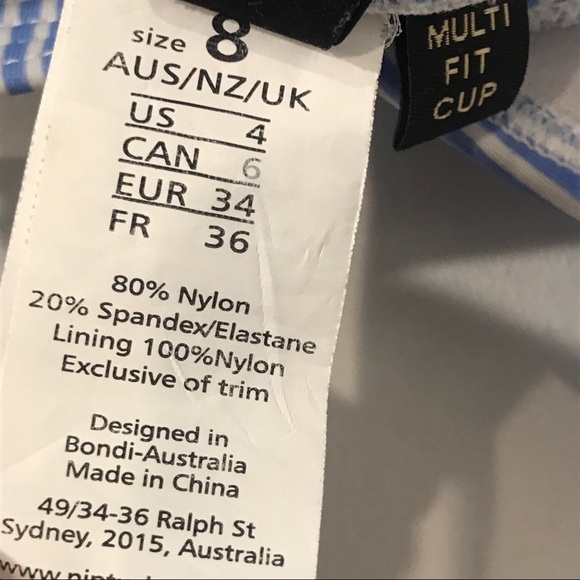 NIP TUCK Bond-Eye Australia Striped Joanne Twist Front Tummy Control Swimsuit - Picture 9 of 9